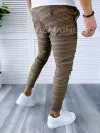 Pantaloni barbati casual regular fit in carouri B1740 8-5 E~